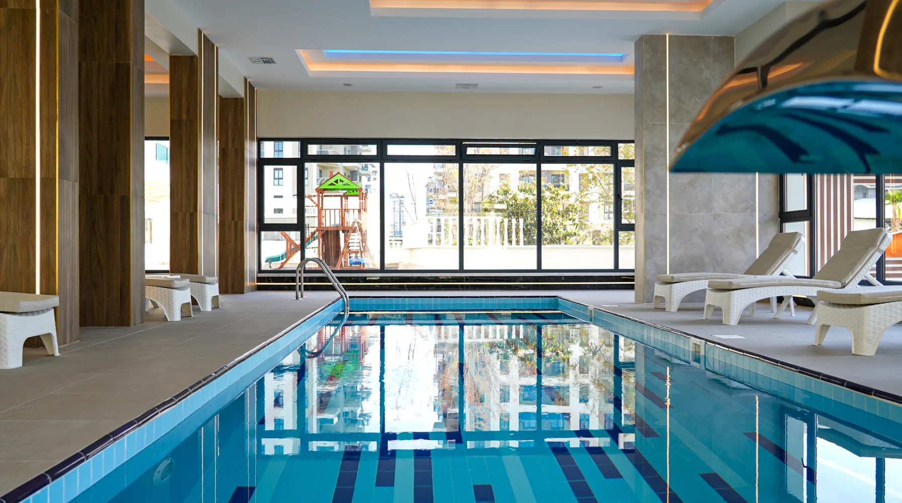 Квартира на продажу в Yekta Blue 5 рядом с пляжем Махмутлара Facilities - 21