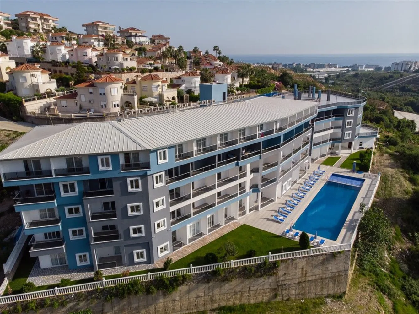 Nature & Mountain View Apartment For Sale in Stay Suite Residence, Alanya - View property