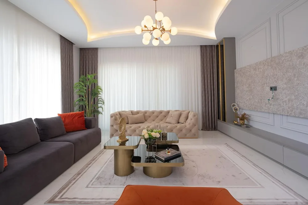 Designer Villa in Alanya with Infinity-Style Pool & Garden Interior - 9