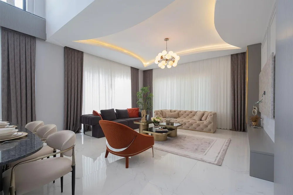 Designer Villa in Alanya with Infinity-Style Pool & Garden Interior - 6