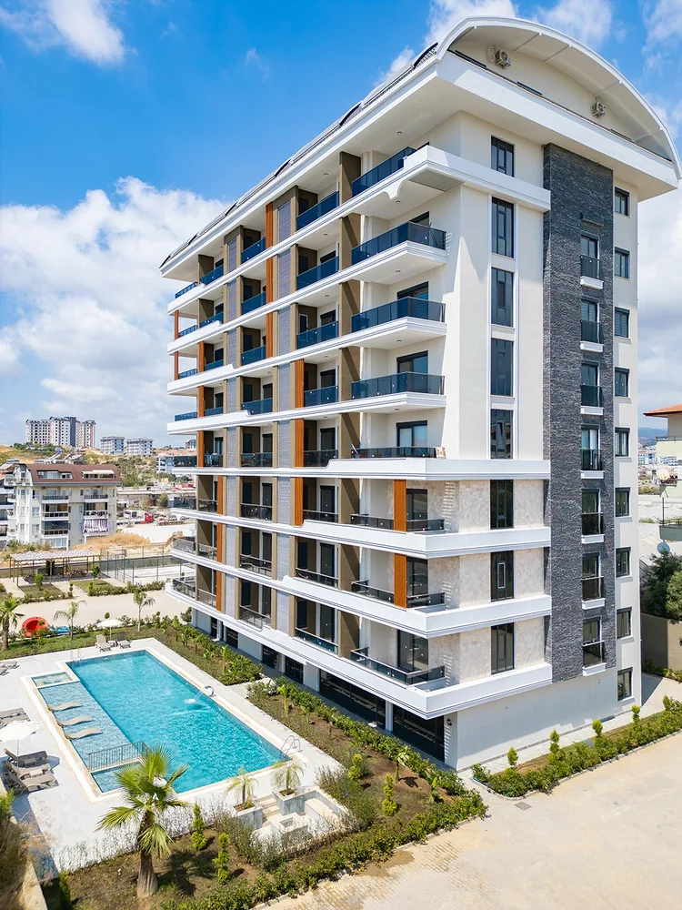 Affordable Sea View Apartment For Sale in Aydin Tower, Alanya Exterior - 1