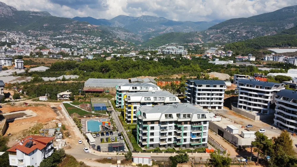 New 2 Bedroom Apartment For Sale in Life Garden, Oba, Alanya Exterior - 18