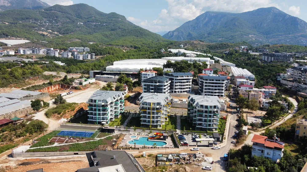New 2 Bedroom Apartment For Sale in Life Garden, Oba, Alanya Exterior - 1