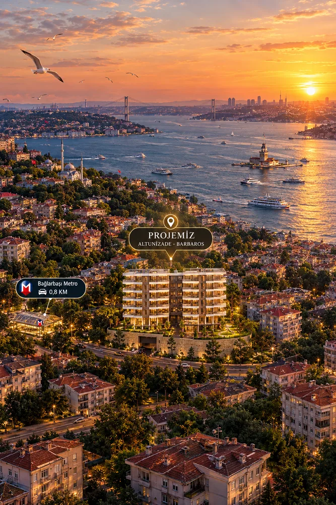 Квартиры премиум-класса в жилом комплексе Nest Barbaros, Ускюдар, Стамбул — с поэтапной оплатой Exterior - 5