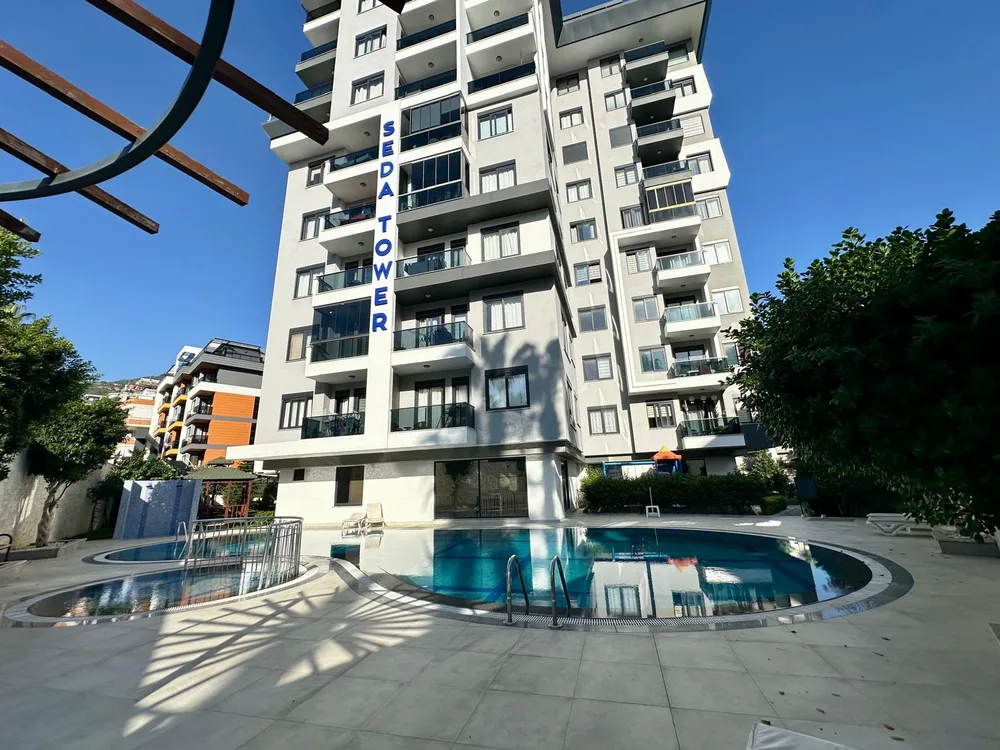 Квартира с двумя спальнями на продажу в жилом комплексе Seda Tower, центр Аланьи Exterior - 14