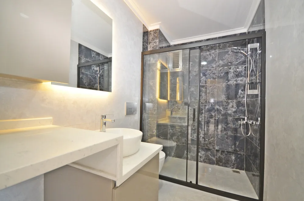 Квартира с видом на море на продажу в жилом комплексе Kavi Skyland, Аланья Interior - 27