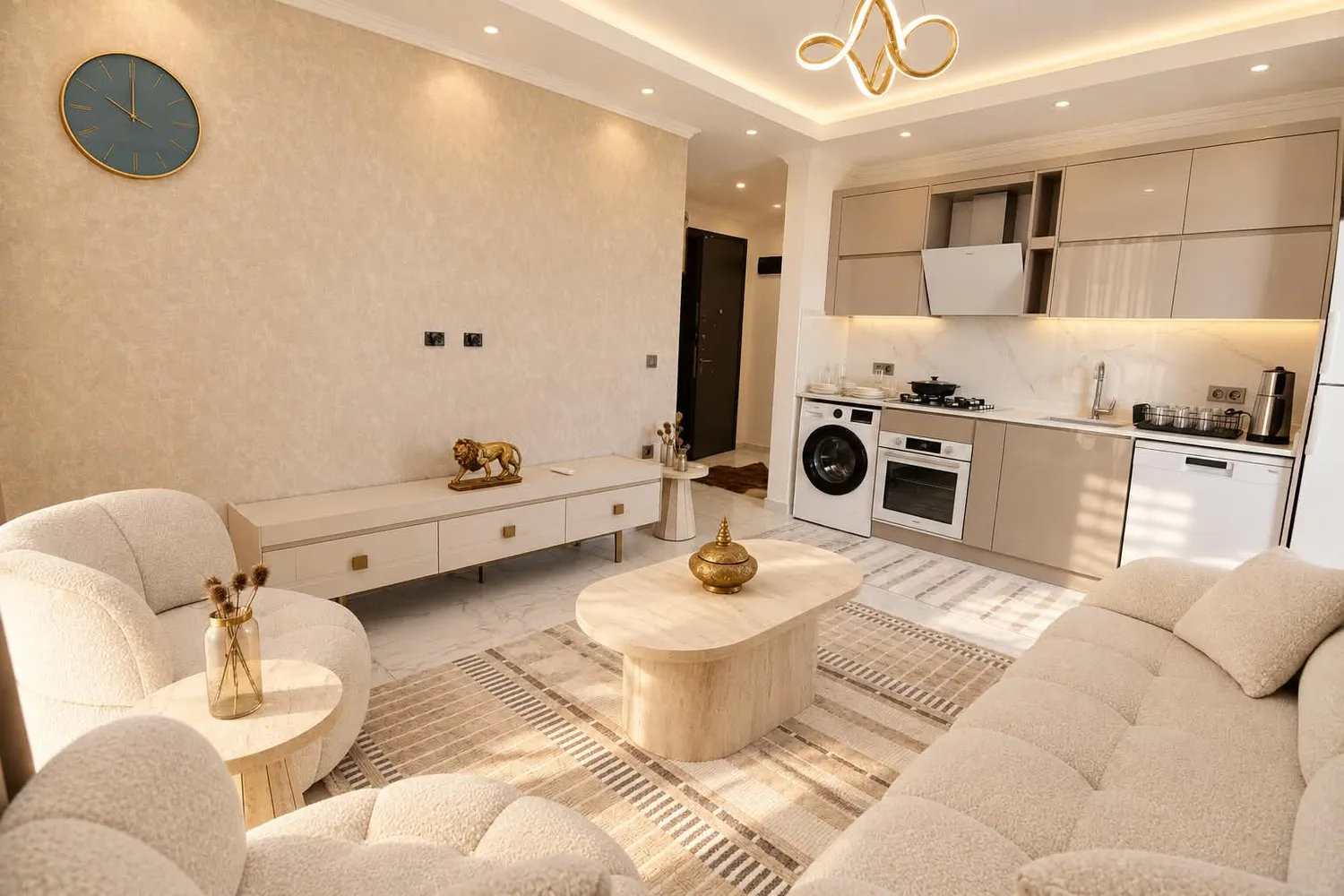 Квартира с видом на море на продажу в жилом комплексе Exodus Resort Comfort, Аланья Interior - 2