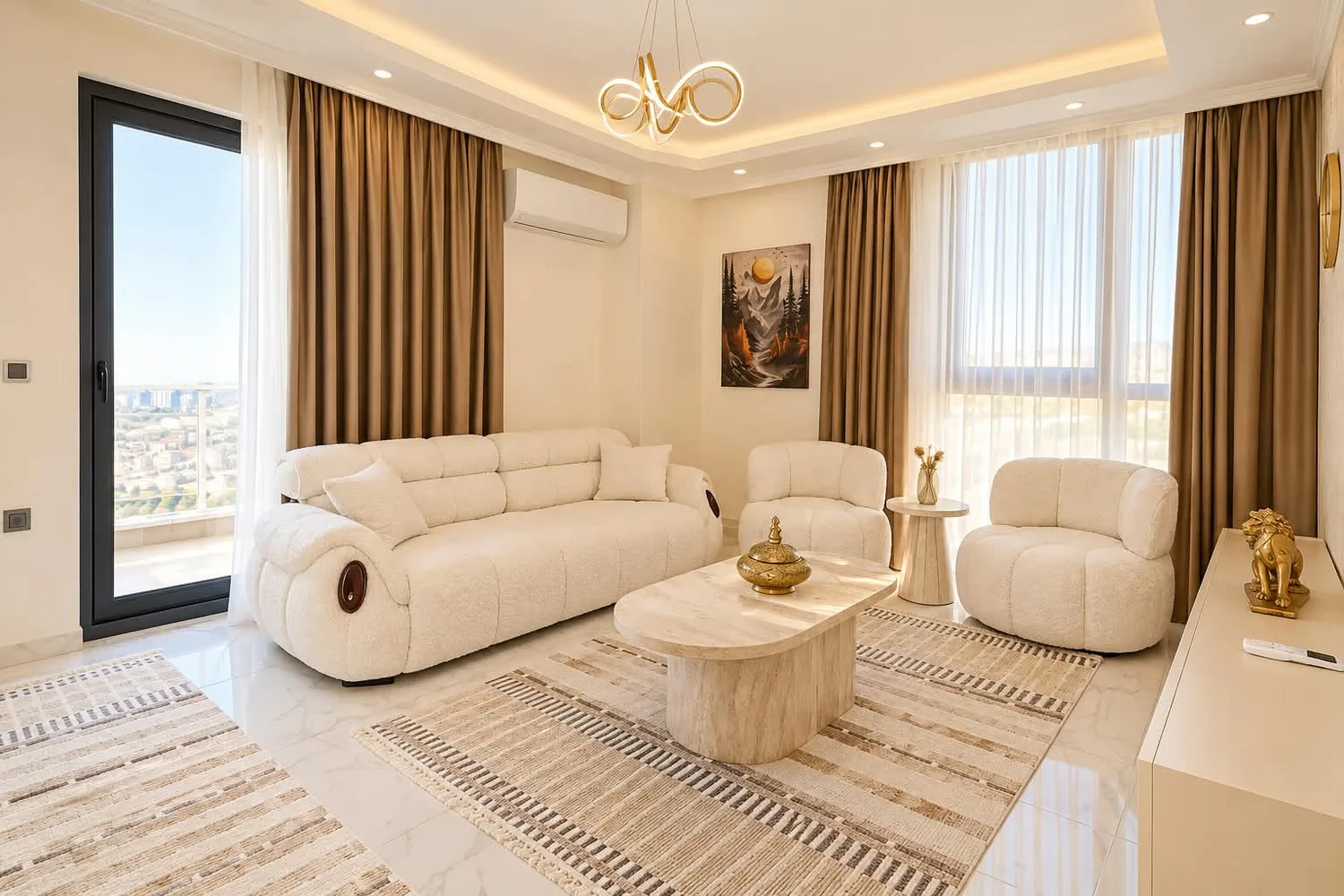 Квартира с видом на море на продажу в жилом комплексе Exodus Resort Comfort, Аланья Interior - 3