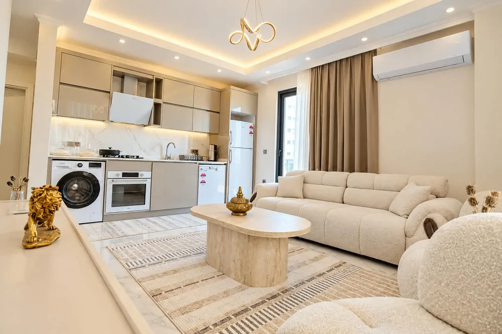 Квартира с видом на море на продажу в жилом комплексе Exodus Resort Comfort, Аланья Interior - 1