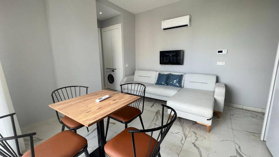 Двухкомнатная квартира в новом доме, в центре Алании, Экстерьер - 4