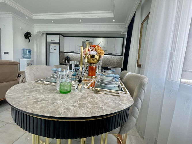 Turnkey 3 Room Apartment For Sale in Obagöl, Alanya - 500m to Beach! Interior - 2