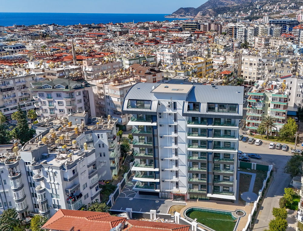 Midpoint Cleopatra: квартиры в центре Аланьи с гражданством Экстерьер - 2