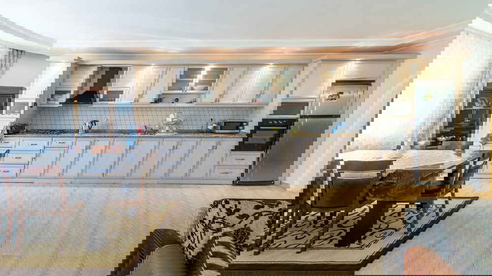 Furnished 2-Bedroom Apartment with Sea View in Pigeon Residence Tosmur Interior - 4