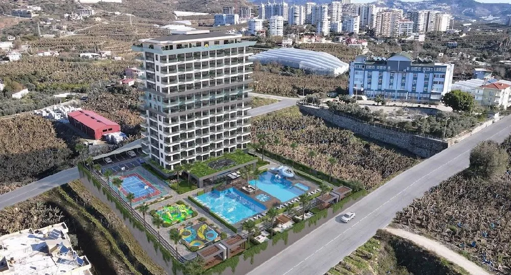 South-Facing Sea-View Apartment in Mahmutlar, Sunset Panorama