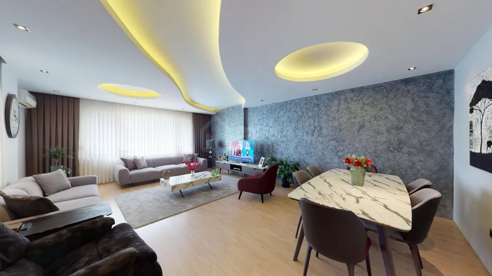 3+1 Full Furnished Apartment in Oba, Alanya