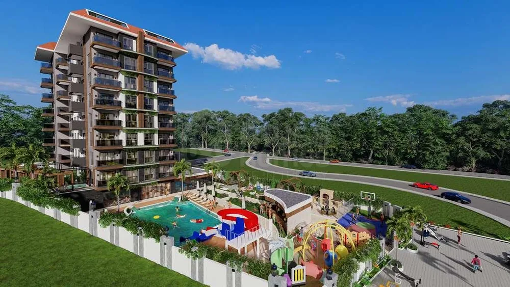 MOONLIGHT PARK New Project with 1+1, 2+1 apartments and 2+1 penthouses in Payallar