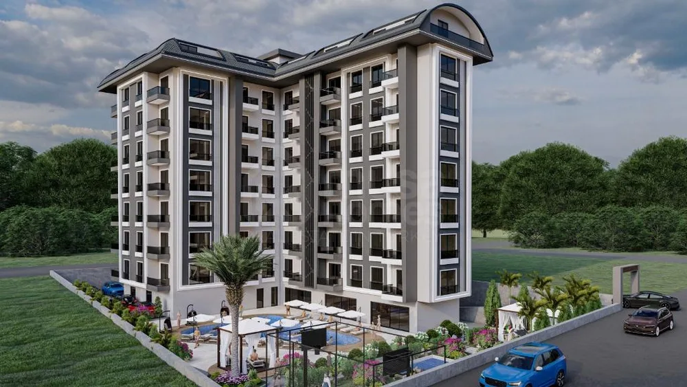 AREL RESIDENCE New Project in Avsallar 1+1 apartments and 3+1 penthouse duplexes