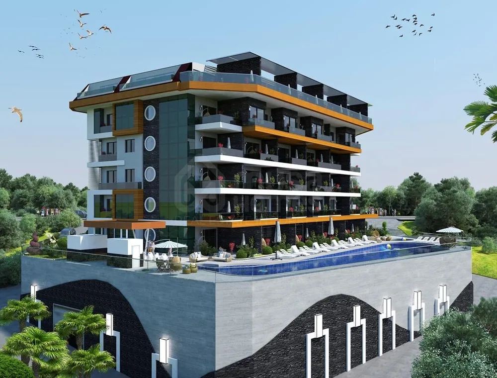 ARMANİ EXCLUSİVE New Project with 1+1,2+1 apartments, 2+1,3+1 duplexes with a perfect views in Kestel