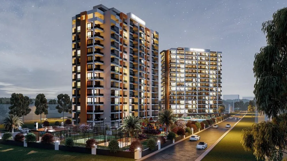 VİP PANORAMA New Project close to the sea with 1+1, 2+1 apartments in Mersin