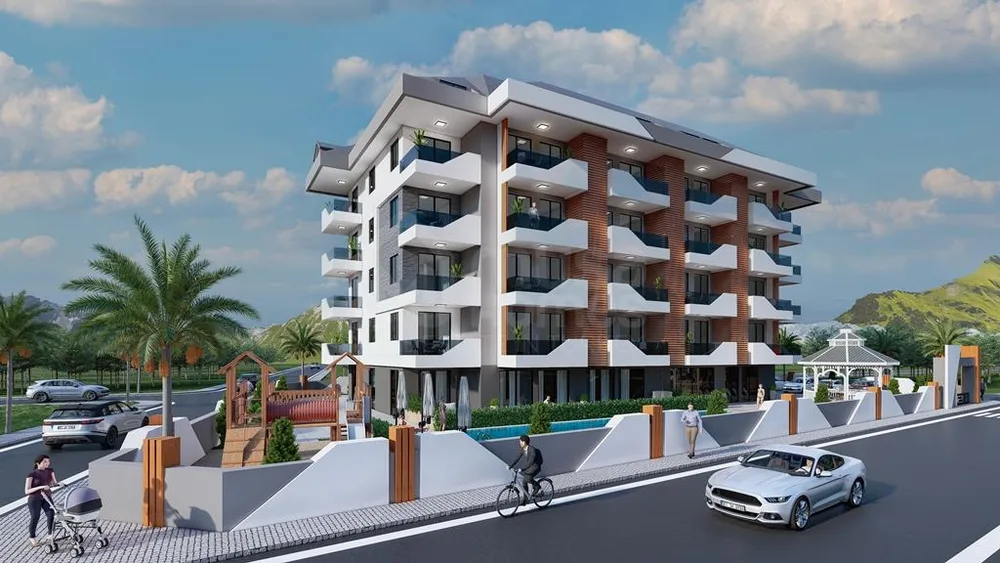 FLOW RESIDENCE New Project with 1+1, 3+1 apartments and 2+1 duplexes in Payallar