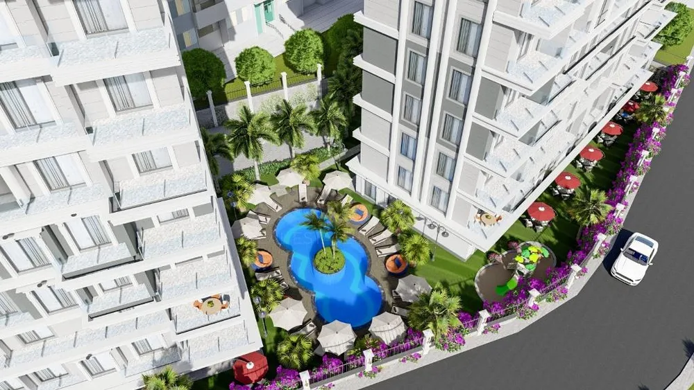 NUMBER 1 New Project in the center of Alanya 1+1, 2+1 apartments and 2+1 duplexes close to the sea