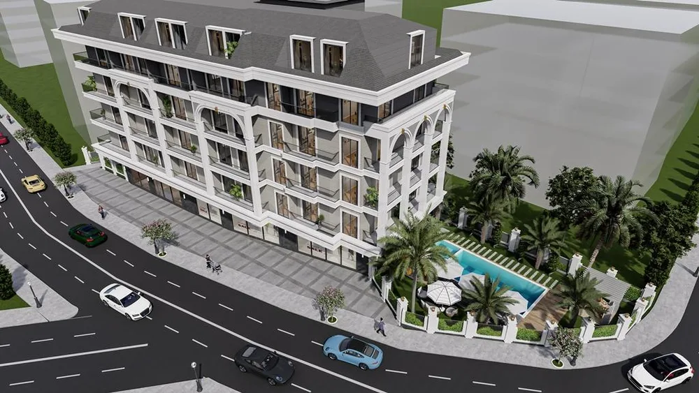 SQUARE New Project in Gullerpinari with 1+1, 2+1, 3+1 apartments and 2+1, 3+1 duplexes