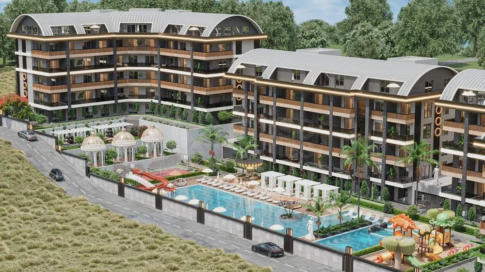 MOST GLOBAL New Project in Alanya, Oba with 1+1, 2+1 apartments and 2+1, 3+1, 4+1 duplexes