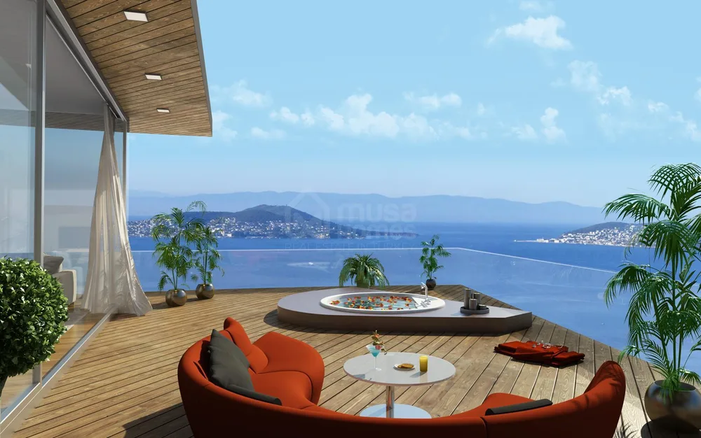 New Project with 2+1 with terrace and 3+1 with terrace Apartments in Kartal, Istanbul