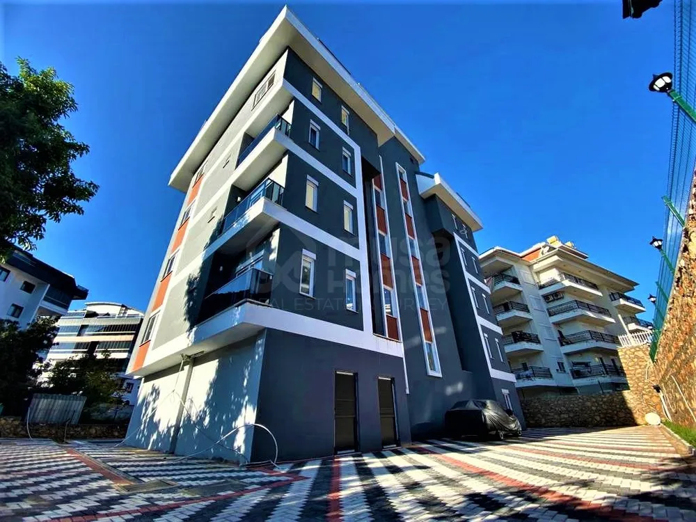 Furnished 3+1 duplex with a sea view in Oba 