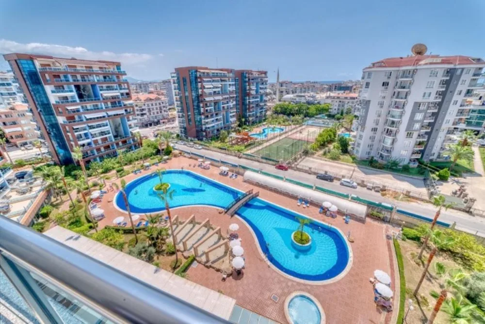 Furnished 2+1 apartment with a sea view in Cikcilli 