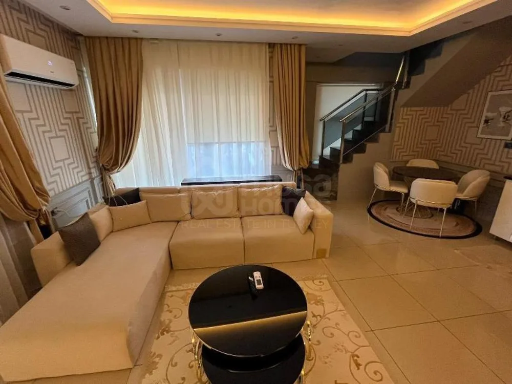 Furnished 2+1 Duplex close to the sea on Kleopatra 