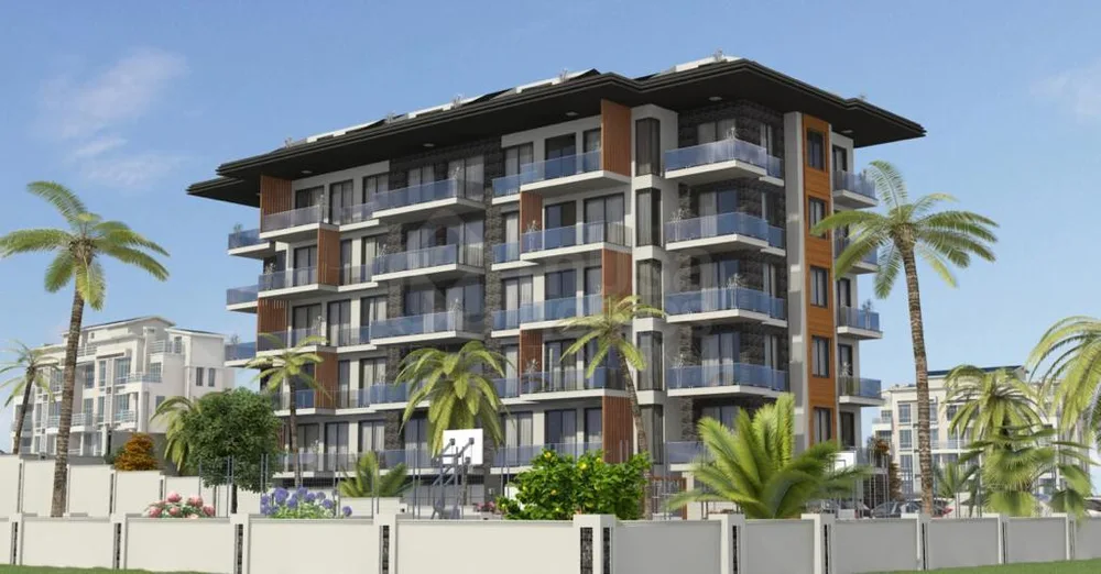 Alanya, Kestel. New 1+1 apartment with a sea view 