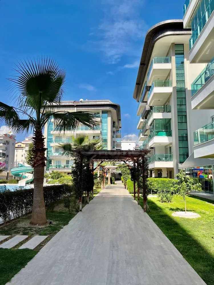 MODA MARİNE RESİDENCE Furnished 2+1 apartment with a sea view in Kestel 