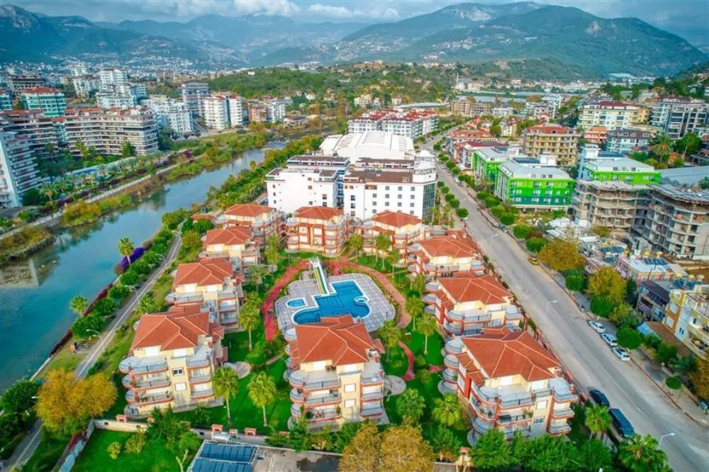 Alanya, Kestel. Furnished 4+1 Duplex with a sea view 