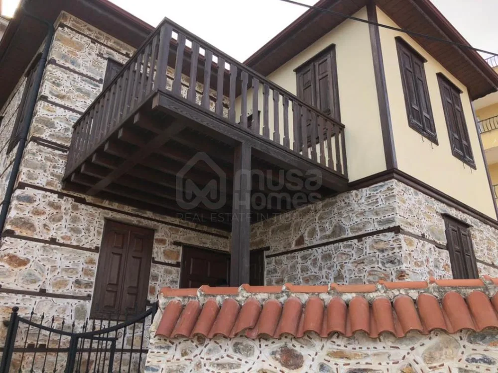 Alanya, Kale. 2+1 villa with a sea view 