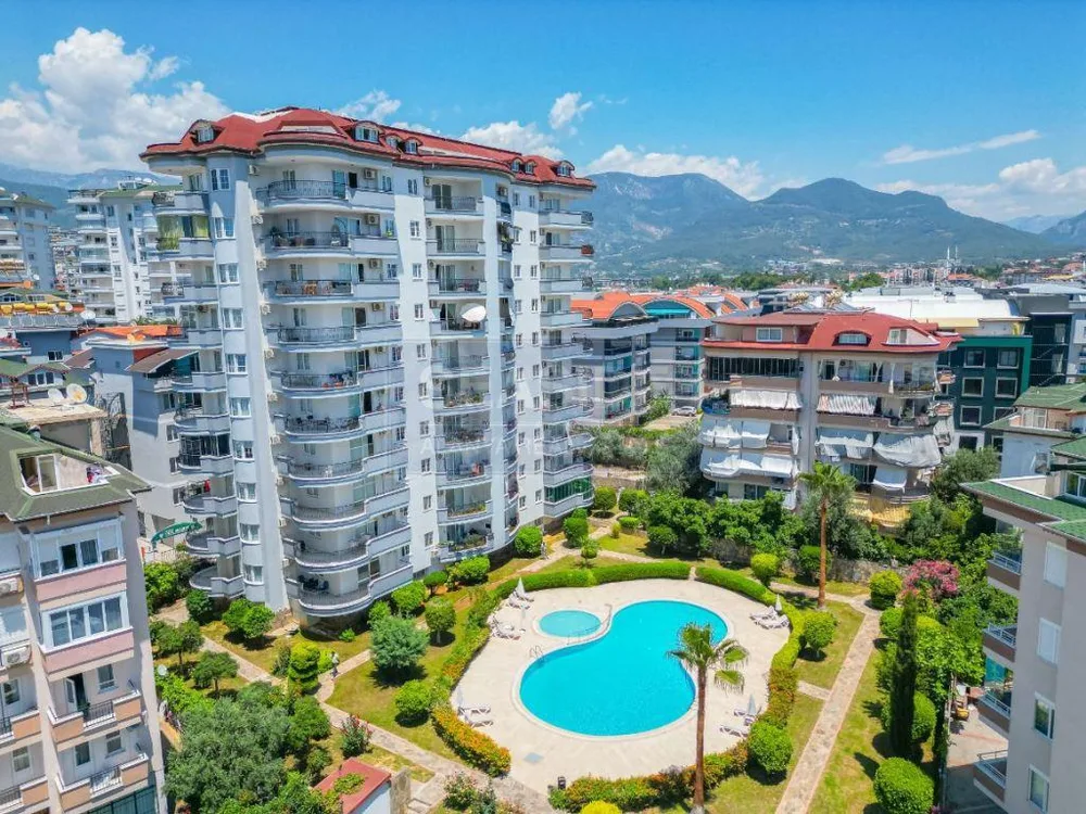 Alanya, Cikcilli. Furnished 2+1 apartment with a sea view 