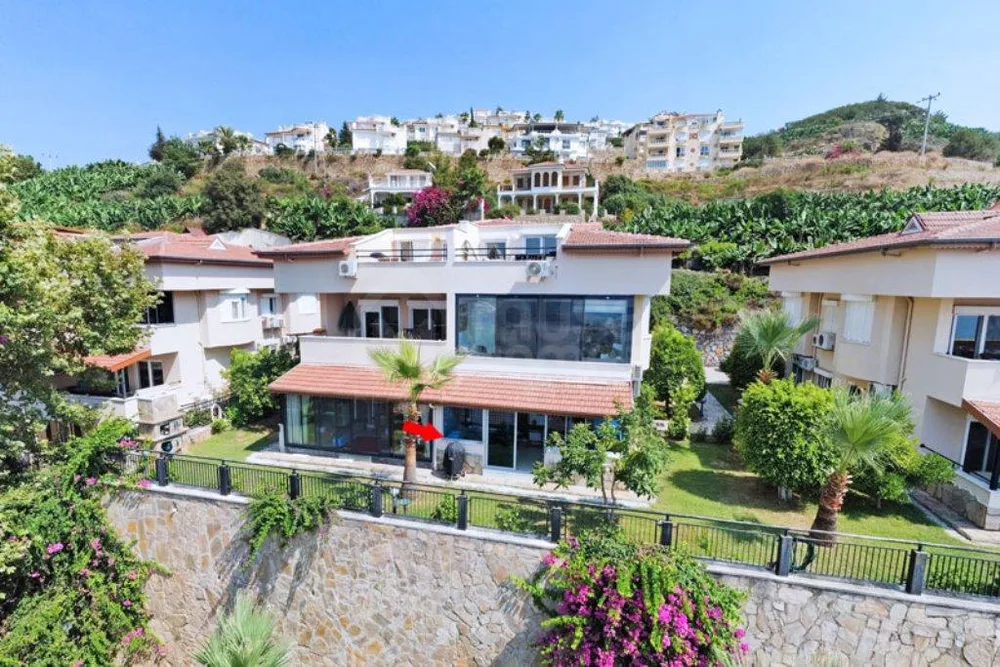 OCEAN VIEW 4 Furnished 2+1 apartment with a sea view in Kargicak 