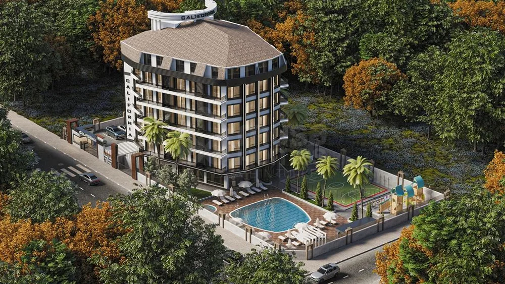 CALIFORNIA RESİDENCE New 1+1 apartment close to the sea in Kestel 