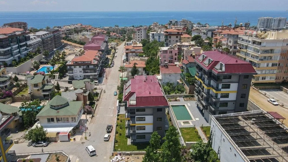 SUMMER VALLEY 2 Furnished 1+1 apartment close to the sea in Alanya, Kestel 
