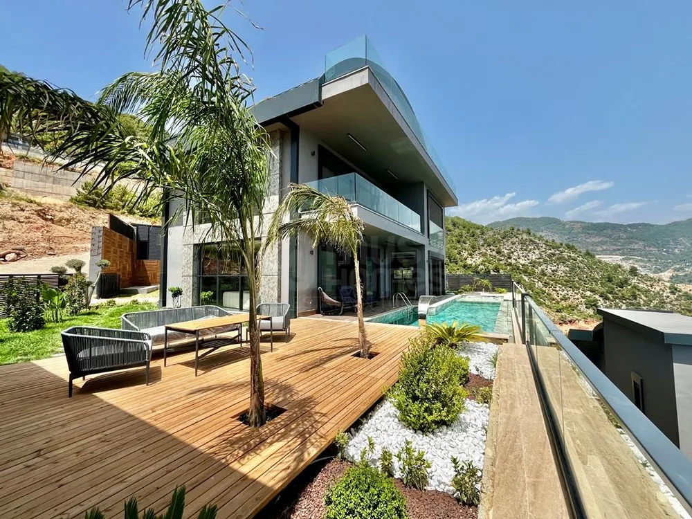 TRUWA VILLA Furnished 5+1 Villa suitable for Citizenship in Alanya, Tepe 