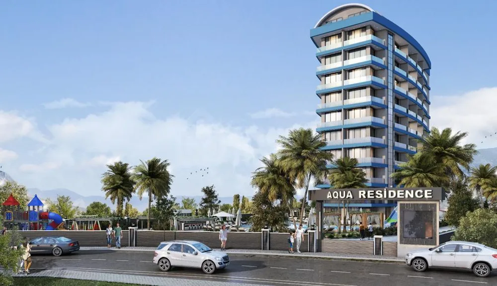 AQUA RESİDENCE New 1+1 apartment in Avsallar 