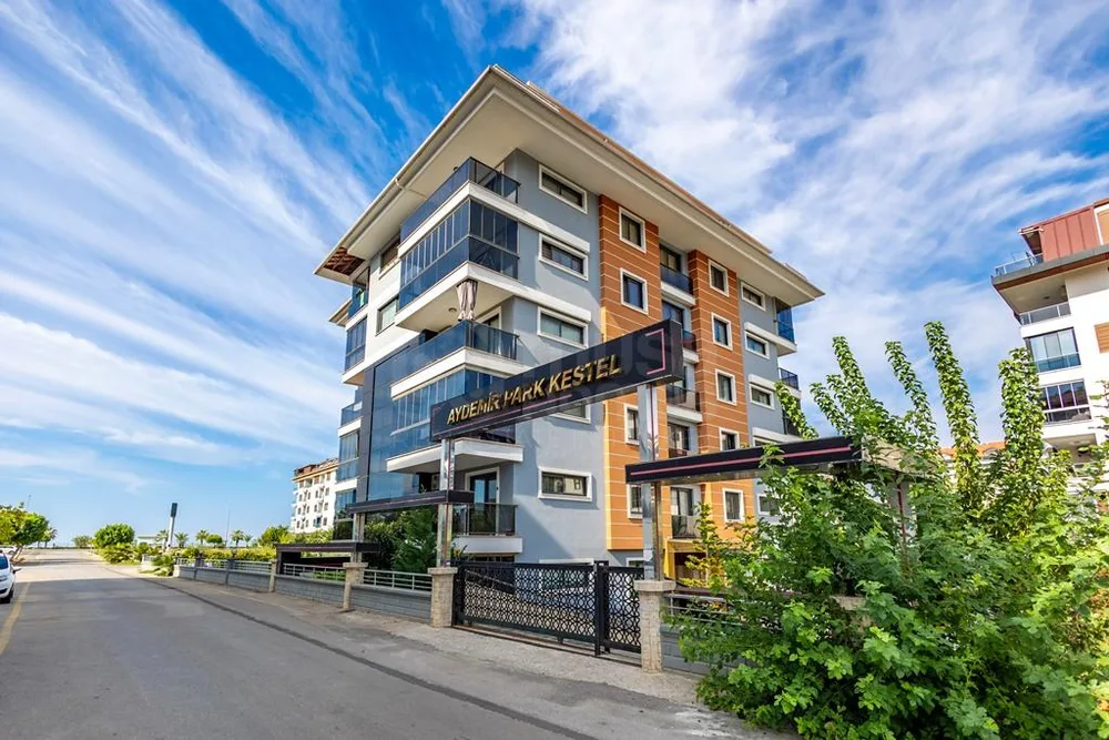 AYDEMİR PARK KESTEL Furnished 3+1 duplex close to the sea in Kestel 