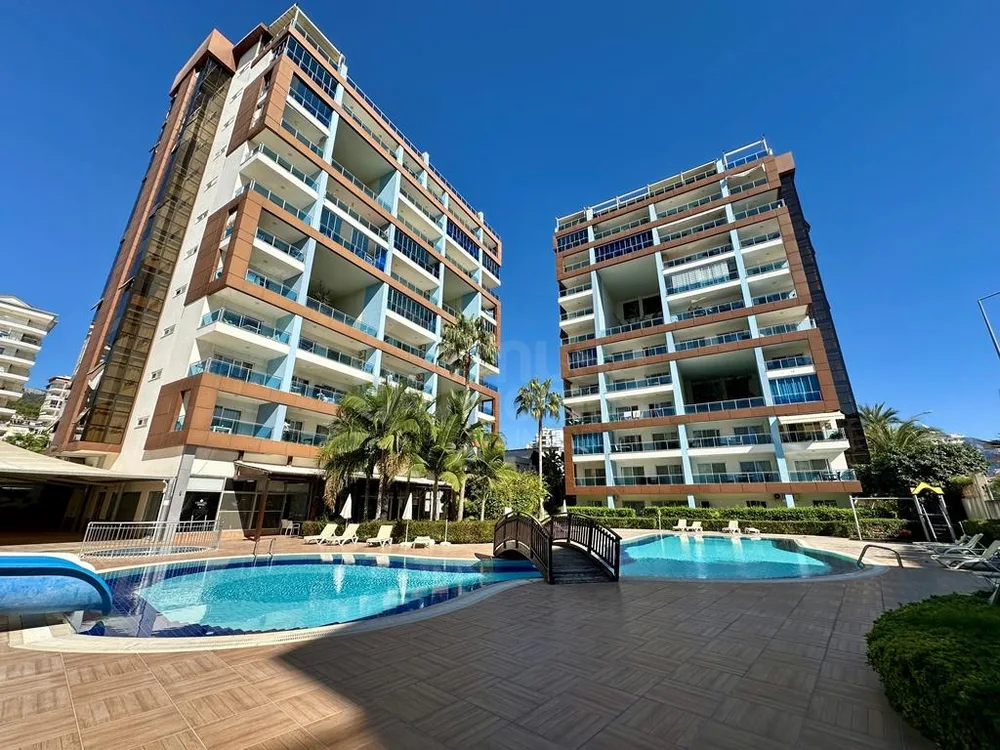 CRYSTAL TOWERS RESİDENCE Furnished 1+1 apartment in Cikcilli 