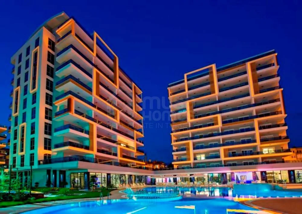 NORDİC LİFE RESİDENCE Furnished 1+1 apartment close to the sea in Tosmur 