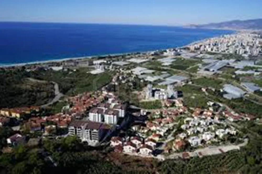 TOPRAK PANORAMA Furnished 2+1 apartment with a sea view in Kargicak 