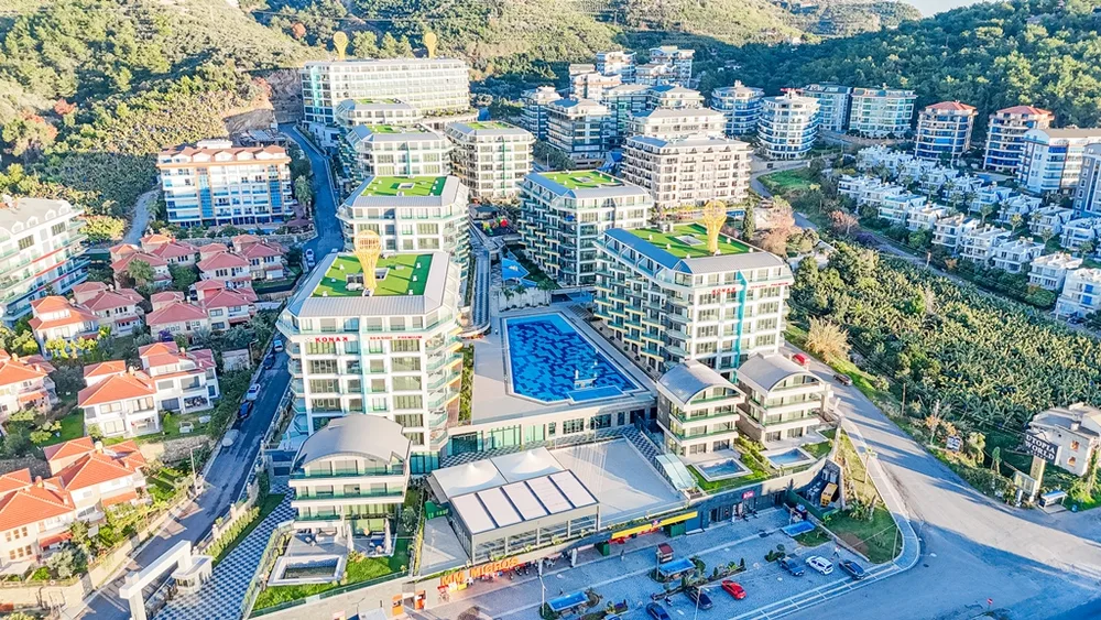 KONAK SEASIDE PREMIUM 1+1 apartment in front of the sea in Kargicak 