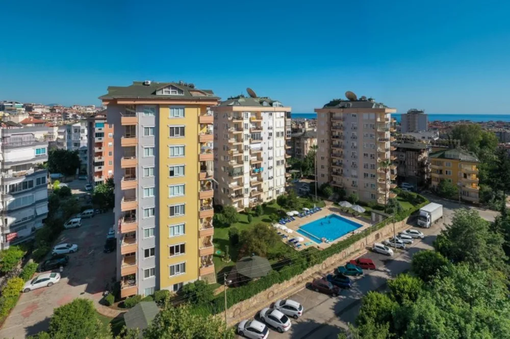 ALAİYE RESİDENCE Furnished 1+1 apartment in Gullerpinari 