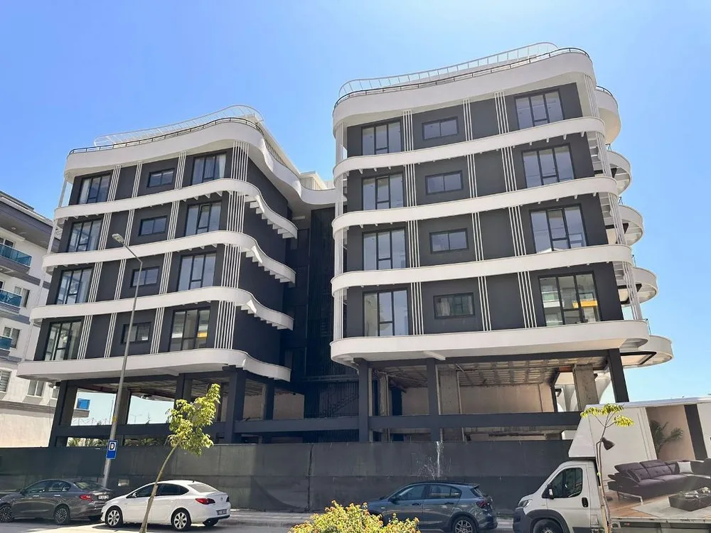 NORDIC ART RESİDENCE Furnished 2+1garden duplex in front of the sea in Kargicak 