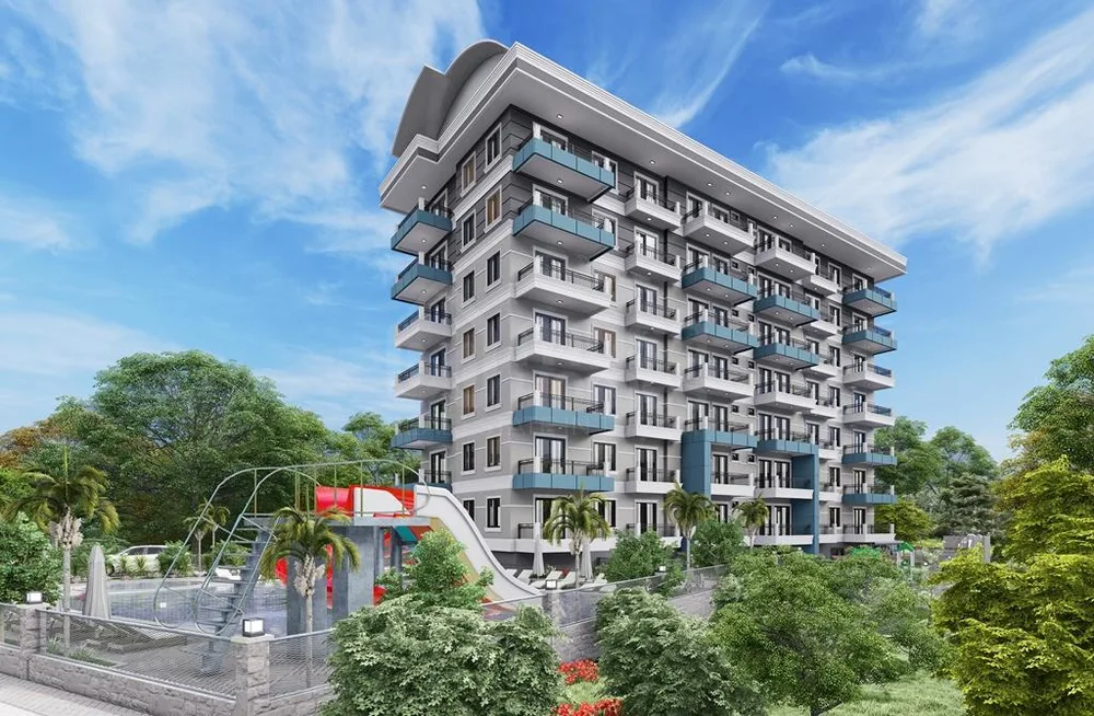 MİACASA New Project with 1+1, 2+1 apartments and 2+1, 3+1 Duplexes with private beach in Demirtaş