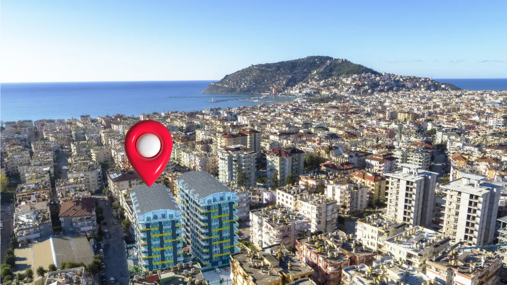 KONAK CİTY TOWER Furnished 2+1 apartment in Gullerpinari 